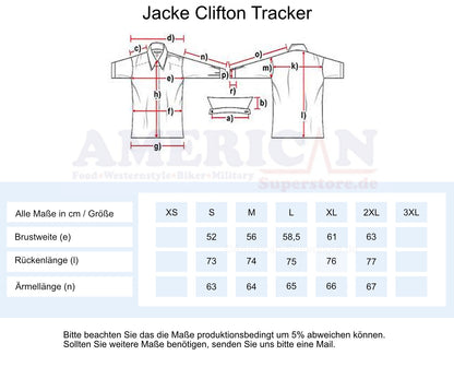 Clifton Tracker, Outdoorjacke Übergangsjacke, Marke Scippis