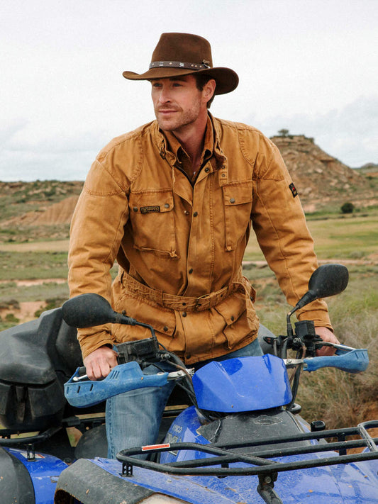 Belmore Canvas Jacket, Outdoorjacke Motorradjacke, Marke Scippis