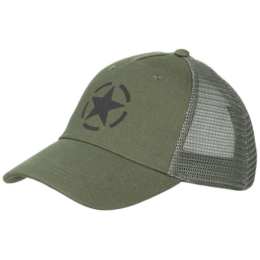 Trucker Cap, olive, größenverstellbar