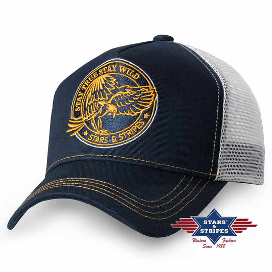 Western Trucker Cap -Stay Wild-, Baseball Cap Kappe Mütze