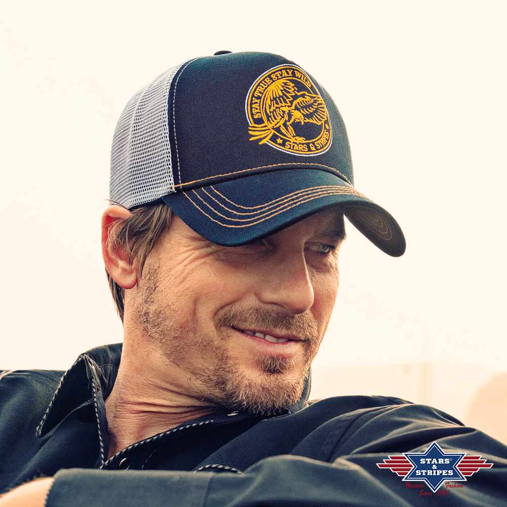 Western Trucker Cap -Stay Wild-, Baseball Cap Kappe Mütze