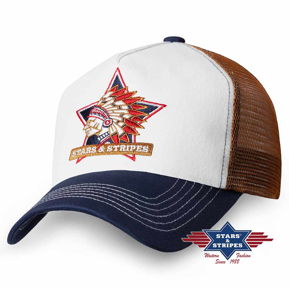 Western Trucker Cap Indian, Baseball Cap Kappe Mütze