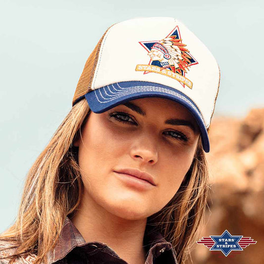 Western Trucker Cap Indian, Baseball Cap Kappe Mütze