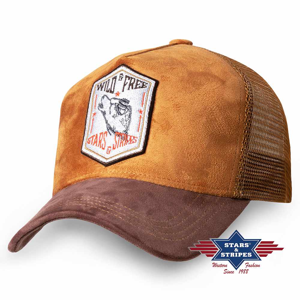 TC Western Trucker Cap WILD AND FREE, Baseball Cap Kappe Mütze