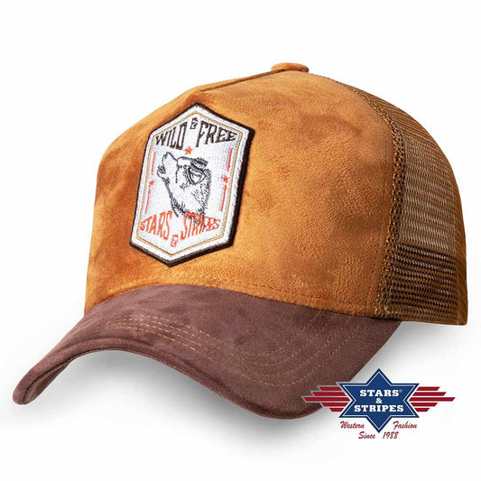 TC Western Trucker Cap WILD AND FREE, Baseball Cap Kappe Mütze
