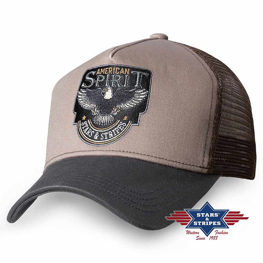 TC Western Trucker Cap AMERICAN SPIRIT, Baseball Cap Kappe Mütze