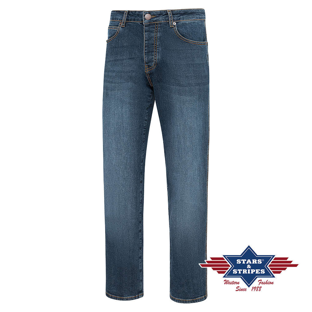Herren Jeans Hose Bootcut-Jeans v. Stars&Stripes