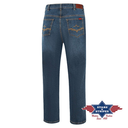 Herren Jeans Hose Bootcut-Jeans v. Stars&Stripes