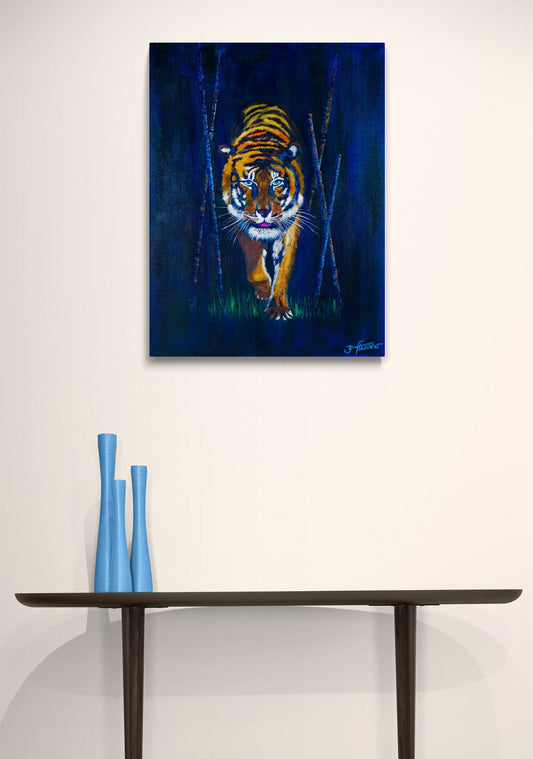Acryl Gemälde Tiger 60x80cm (Original verkauft)