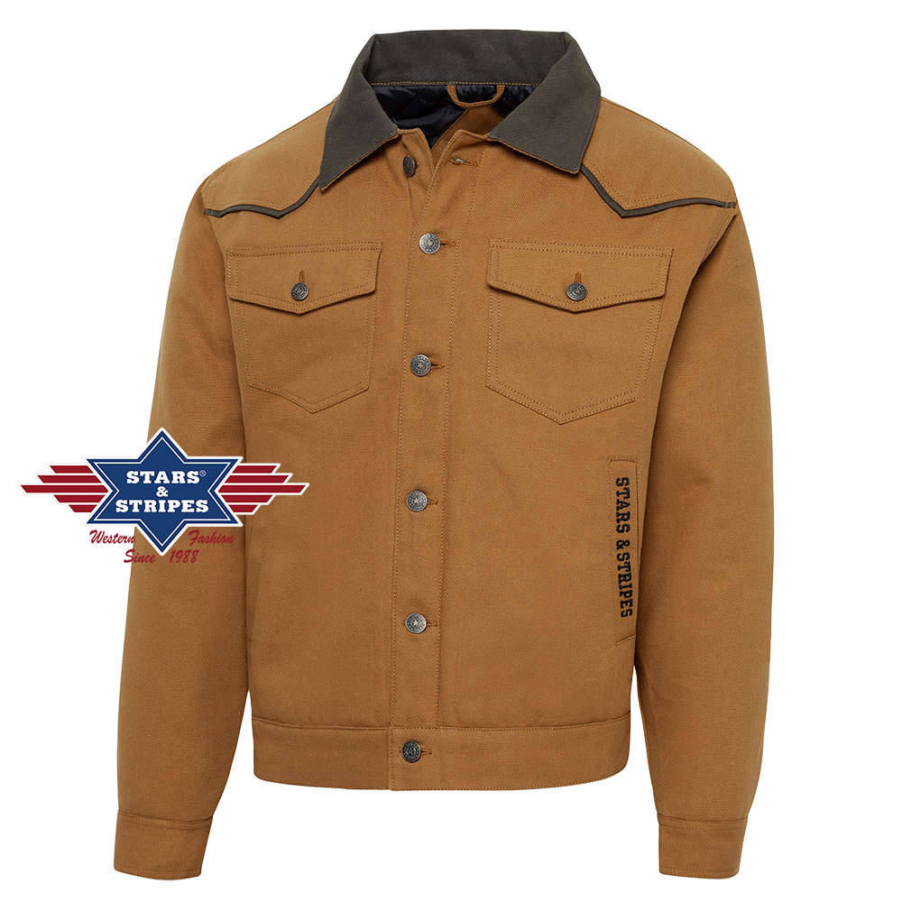 Canvasjacke Westernjacke Outdoorjacke Reitjacke Andrew