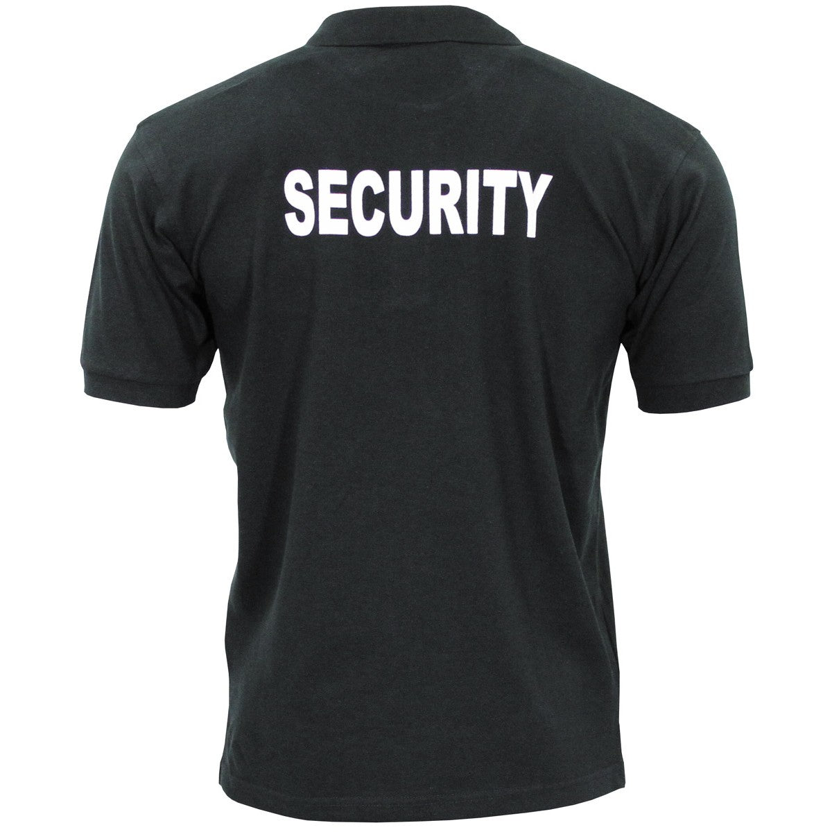 Poloshirt schwarz  "Security"