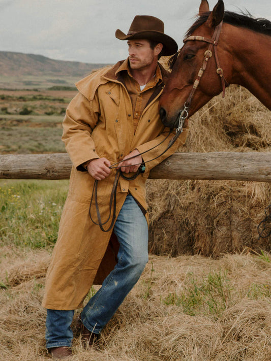 Reitermantel Canvas Riding Coat, Farbe mustard