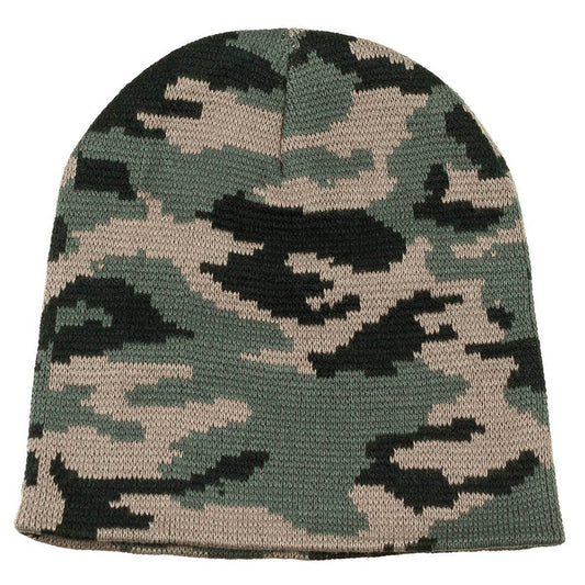 Strickmütze, Beanie,woodland, fein gestrickt