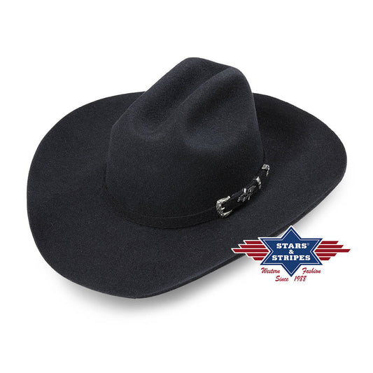 Westernhut Filzhut -Houston-, schwarz