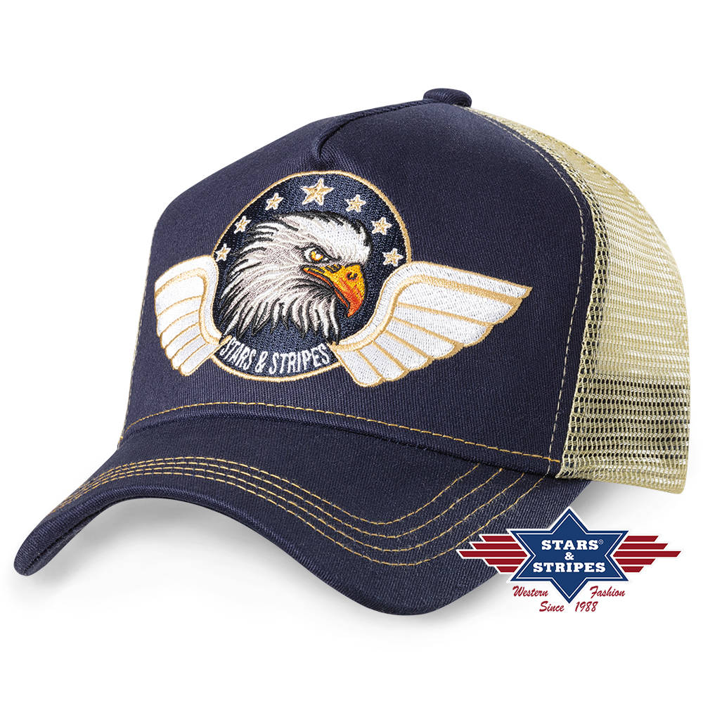 Western Trucker Cap TC EAGLE, Baseball Cap - blau