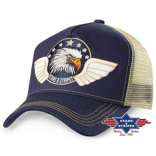 Western Trucker Cap TC EAGLE, Baseball Cap - blau