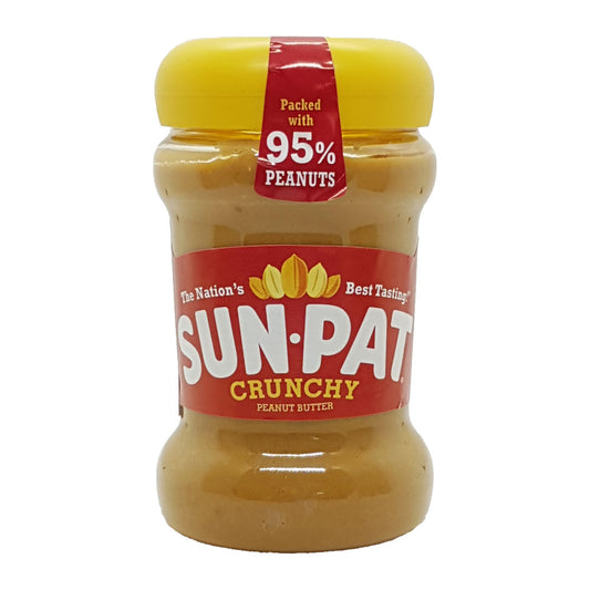 SunPat Peanut Butter Crunchy - Erdnussbutter mit Stückchen - Brotaufstrich