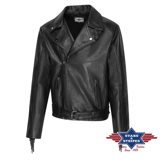 Fransenjacke im Design einer Fliegerjacke