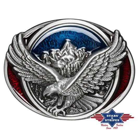 Adler gleitend - Western-Gürtelschnalle, Buckle