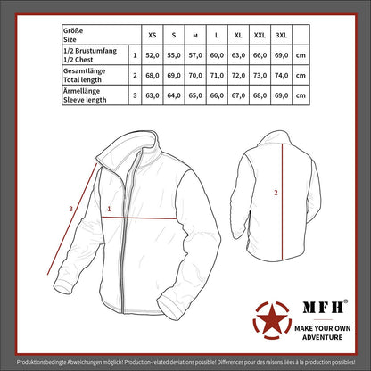 US Airforce Jacke MA1, schwarz, ungefüttert