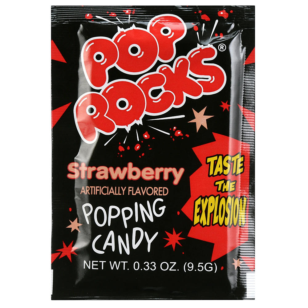 Pop Rocks Popping Candy Original Strawberry