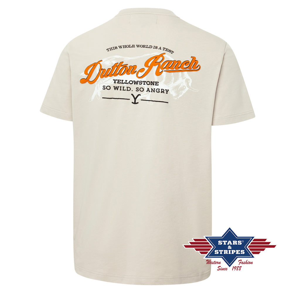 YELLOWSTONE T-Shirt so wild so angry beige