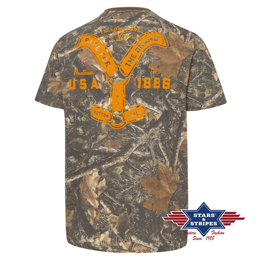 YELLOWSTONE T-Shirt Ride for the Brand camo