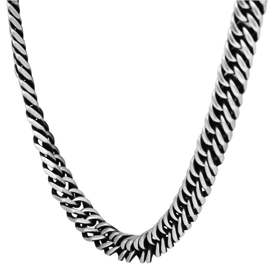 Carlo – Akzent Herren Panzerkette aus Edelstahl, 60 cm