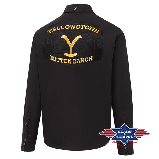 Exquisites Yellowstone Westernhemd mit zweifarbiger Premium-Stickerei