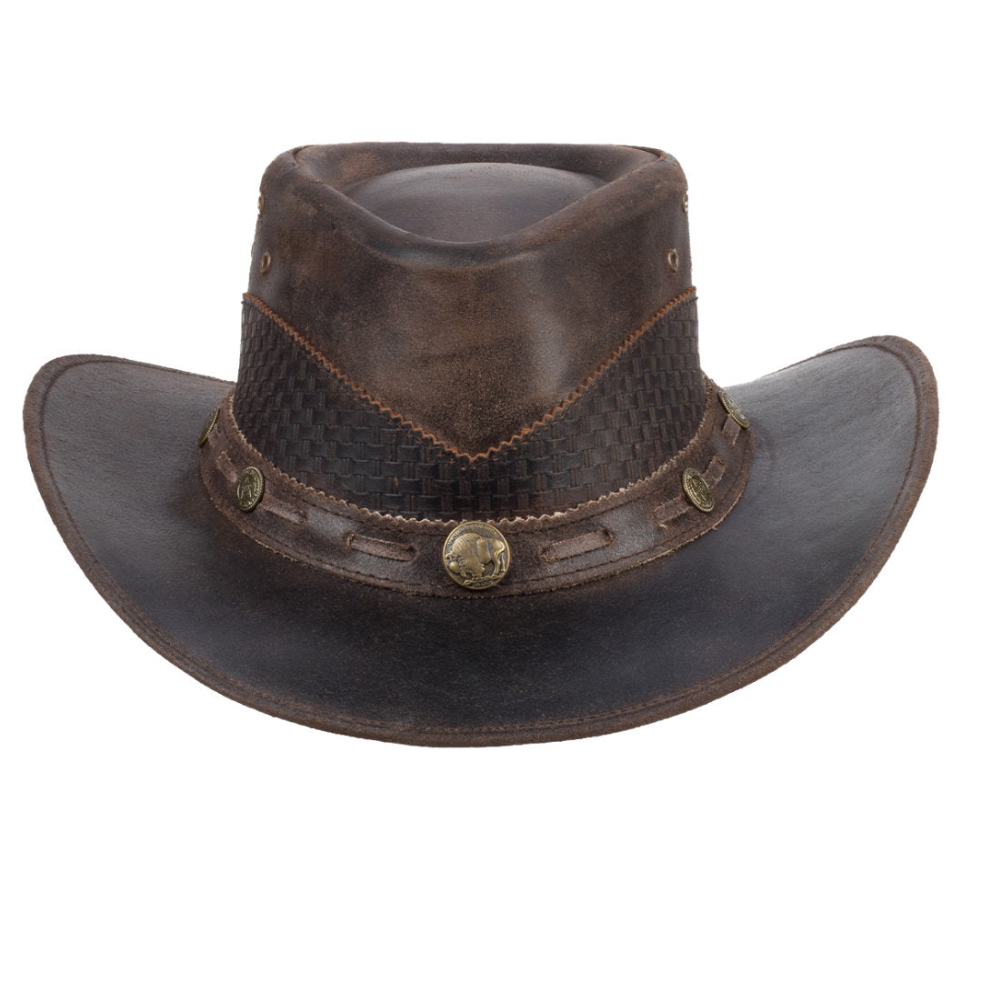 Lederhut "Lyndon" - Westernflair mit besonderen Details