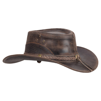 Lederhut "Lyndon" - Westernflair mit besonderen Details