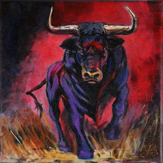 Krafttier / Seelentier "Stier" (Original verkauft)