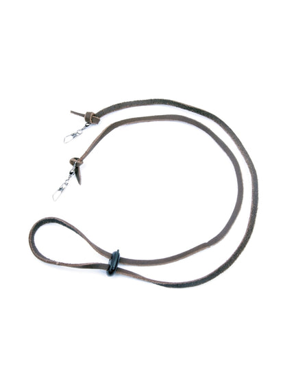 Kinnband Kinnriemen mit Metallhaken verstellbar für Lederhut von Scippis