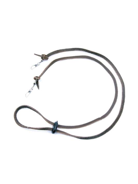 Kinnband Kinnriemen mit Metallhaken verstellbar für Lederhut von Scippis