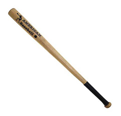 Baseballschläger, Holz,  natur, "American Baseball"