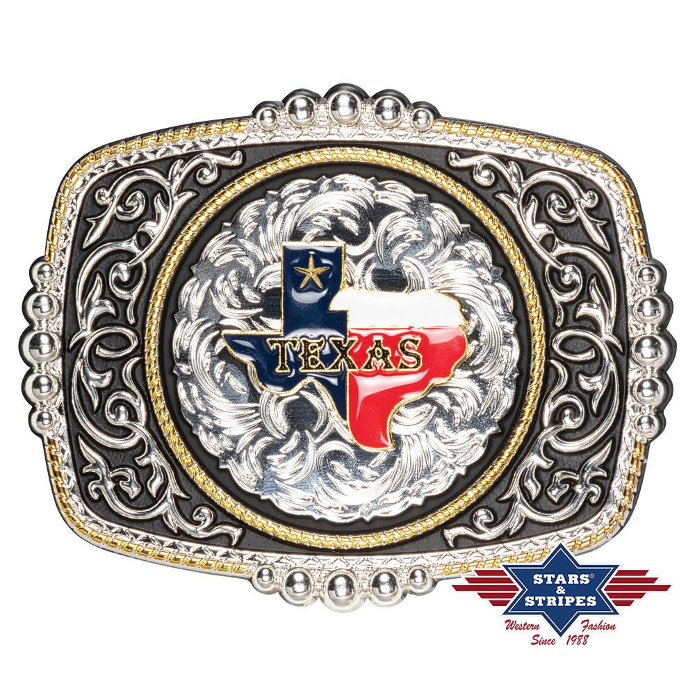 Texas Pride - Western-Gürtelschnalle, Buckle