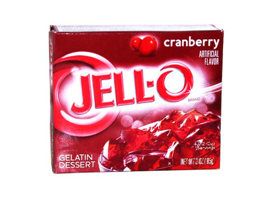 Jell-O Gelatin Dessert Cranberry, USA
