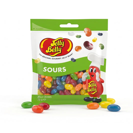Jelly Belly Sours (70 g) – Fruchtig-saurer Naschspaß im Gourmet-Format