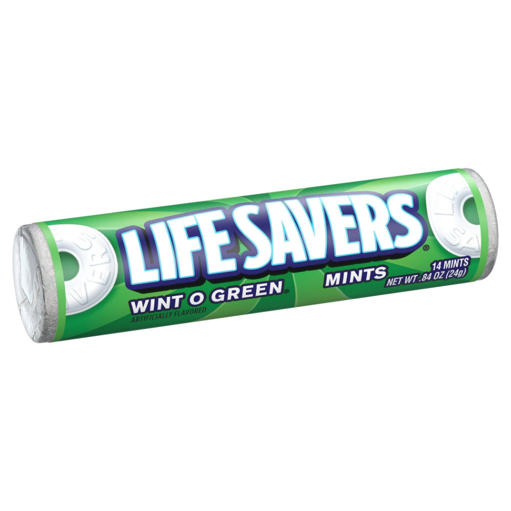 Life Savers Wint-O-Green Mints Roll (24g) – US-Kultbonbons mit Wintergrün-Geschmack