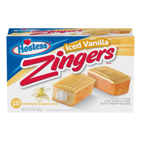 Hostess Iced Vanilla Zingers