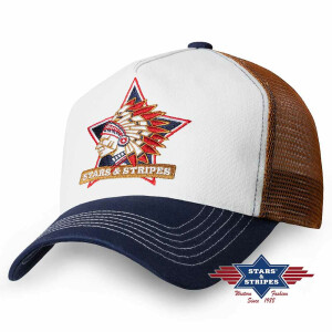 Western Trucker Cap "Indian", Baseball Cap...