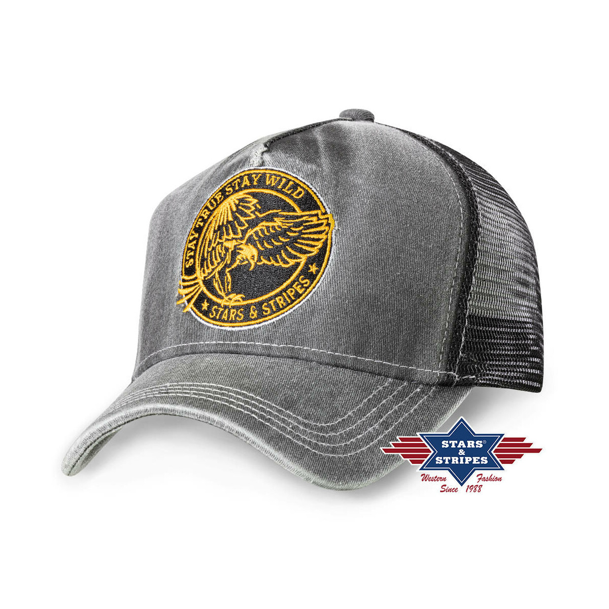 Western Trucker Cap Stay Wild, Baseball Cap