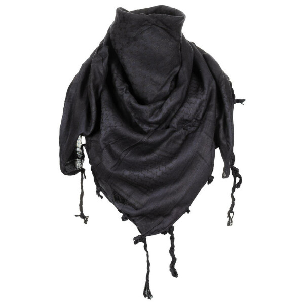Klassisches Shemag Halstuch - Vielseitiger Schutz und Komfort, schwarz