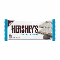 Hersheys Cookies n Creme King - Knuspriger Schokoladenriegel mit Keksstücken, 73g