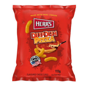 Herrs Deep Dish Pizza Flavoured Cheese Curls