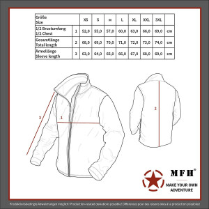 US Airforce Jacke MA1, schwarz, ungefüttert