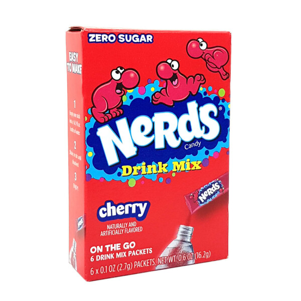 Nerds Drink Mix Cherry, 6 Drink Mix Packets