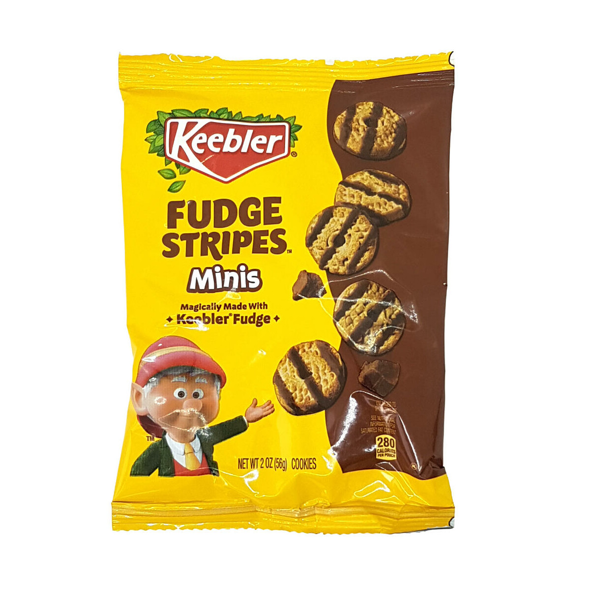 Cooki Keebler Fudge Stripes Minis, 56g