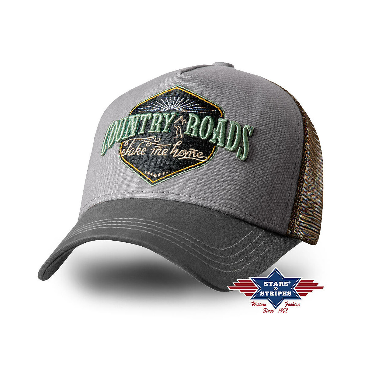 Western Base Cap - Country Roads -, Baseball Cap