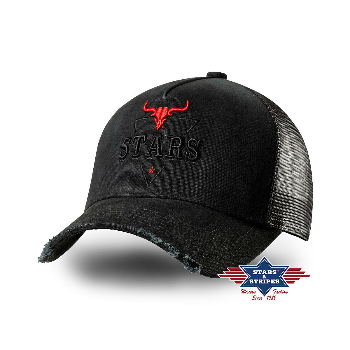 Western Base Cap - Stars Black -